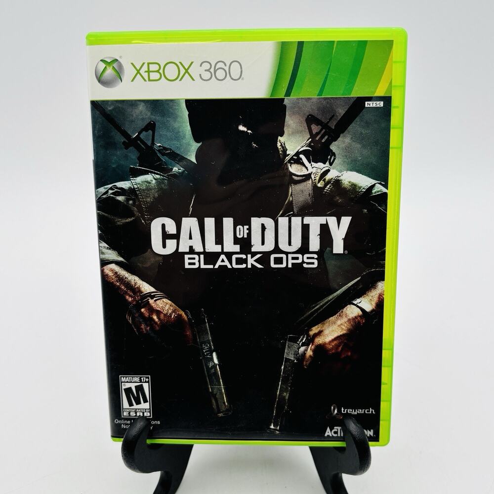 Call of Duty: Black Ops (Xbox 360, 2010) - Complete w/ Manual Tested Works CIB